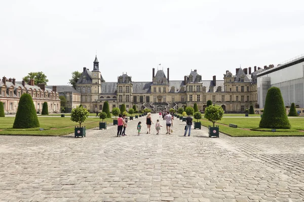 Fontainbleau France Jun Червня 2015 Courtyard Honour Fontainebleau Royal Palace — стокове фото