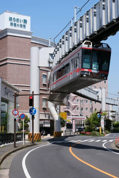 Ofuna Japan Apr 2021 Train Shonan Monorail Ofuna Station — 스톡 사진