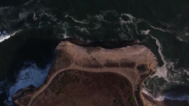 Vista Aérea Del Mar Cielo — Vídeos de Stock