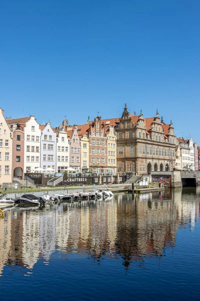 Gdansk Polsko Června 2021 Krásný Záběr Středověkého Přístavu Crane Gdaňsk — Stock fotografie