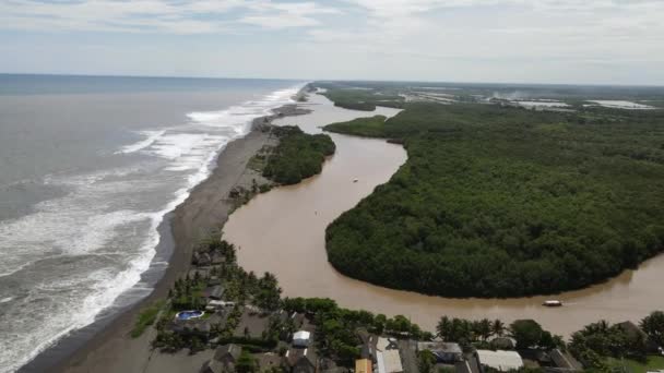 Vista Aérea Playa Norte Del Estado Israel — Vídeos de Stock