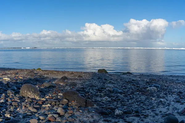 Beautiful Landscape Calm Sea Blue Sky Background — Stock Photo, Image