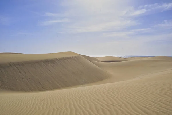 Mysterieuze Duinen Van Maspalomas — Stockfoto