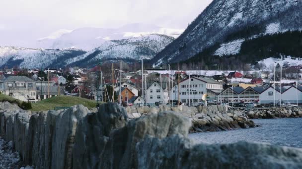 Beautiful View Mountains — Stock Video