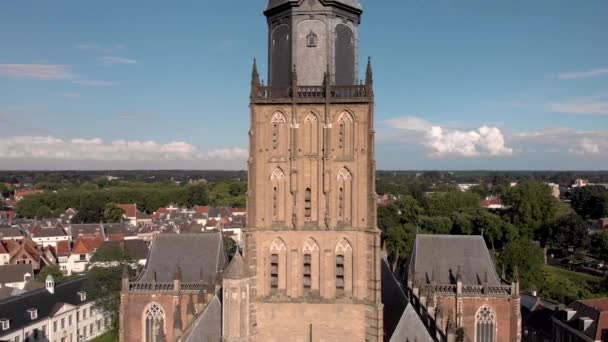 Uitzicht Stad Van Oude Stad — Stockvideo