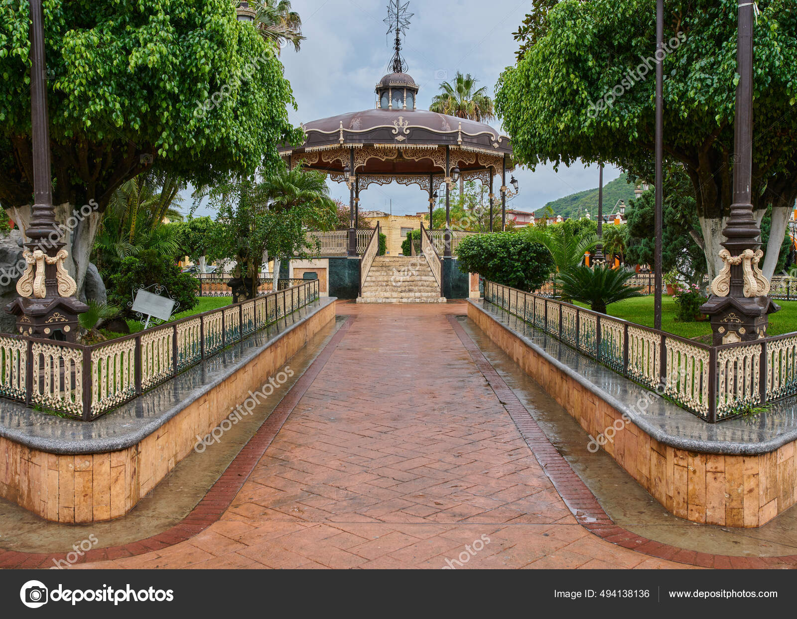 Union Tula México Junio 2021 Plaza Principal Del Jardín Union — Foto