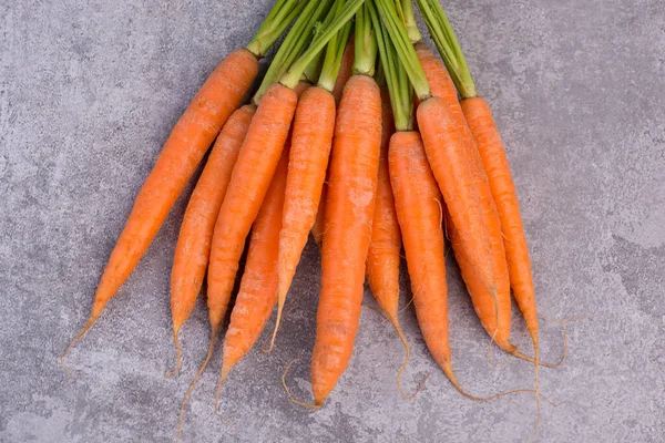 Свіжа Морква Веганська Їжа Органічні Овочі Текстурованому Фоні — стокове фото