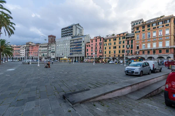 Genoa Italië Jul 2021 Overdag Uitzicht Stad Genua Italië — Stockfoto