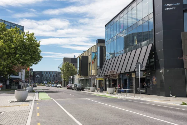 Christchurch Nova Zelândia Dezembro 2020 Victoria Street Olhando Para Noroeste — Fotografia de Stock