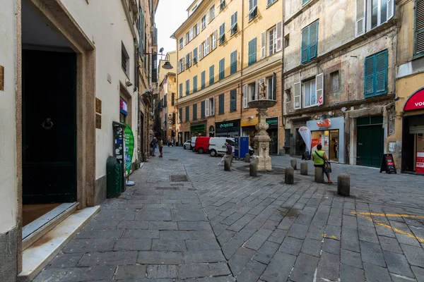 Genoa Italië Jul 2021 Overdag Uitzicht Stad Genua Italië — Stockfoto