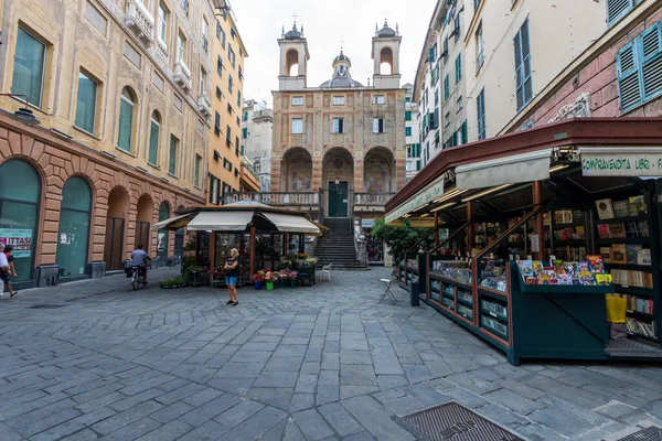 Genoa Itália Julho 2021 Vista Diurna Cidade Gênova Itália — Fotografia de Stock