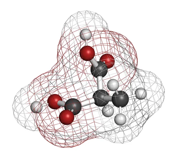 Molécula Ácido Metilmalónico Aumento Los Niveles Plasmáticos Puede Indicar Deficiencia — Foto de Stock