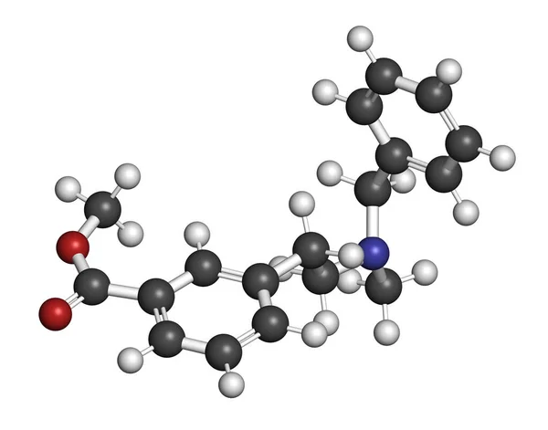 Prl Ноотропна Дослідницька Хімічна Молекула Візуалізація Атоми Представлені Сфери Звичайним — стокове фото