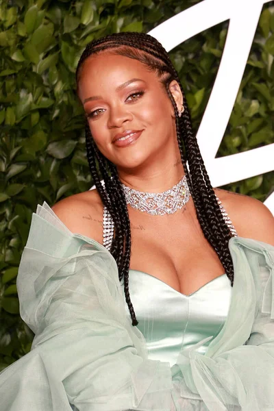 Londres Royaume Uni Déc 2019 Rihanna Assiste Aux Fashion Awards — Photo