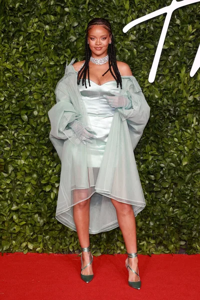 Londýn Spojené Království 2019 Rihanna Účastní Fashion Awards 2019 Royal — Stock fotografie