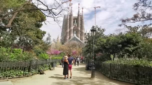 Kerk Oude Stad — Stockvideo