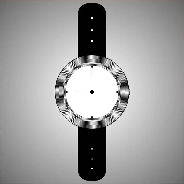 Reloj Pulsera Metal Sin Números Solo Con Puntos Con — Foto de Stock