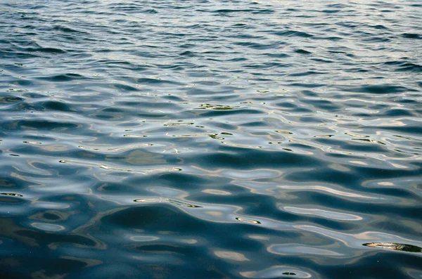 Close Superfície Oceano Com Ondulações — Fotografia de Stock