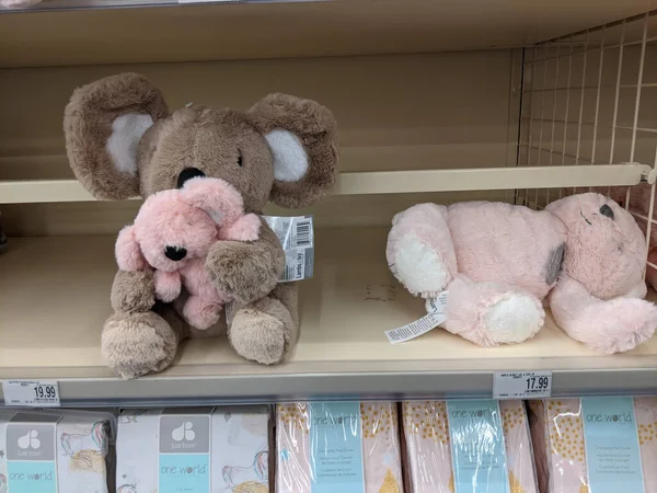 Indianapolis Estados Unidos Ene 2021 Divertidos Juguetes Peluche Que Venden — Foto de Stock