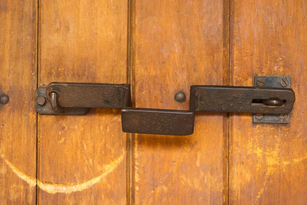 Porta Trava Velha Porta Madeira Guatemala — Fotografia de Stock