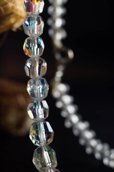 구슬이 아름다운 목걸이의 — 스톡 사진