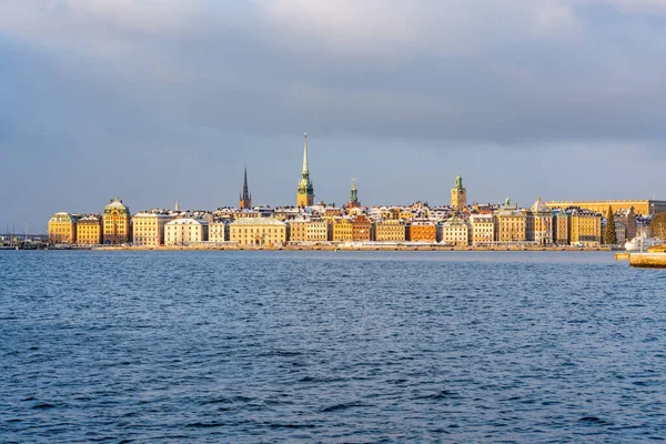 Beautiful Cityscape Stockholm City Cloudy Sky Sweden — Stock Photo, Image