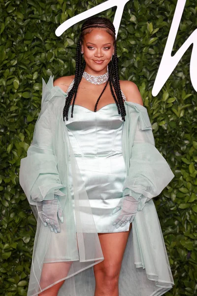 Londra Regno Unito Dicembre 2019 Rihanna Partecipa Fashion Awards 2019 — Foto Stock