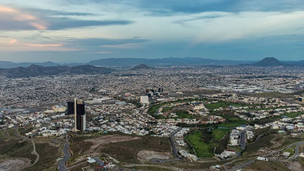 Flygfoto Över Chihuahua Stad Mexiko — Stockfoto