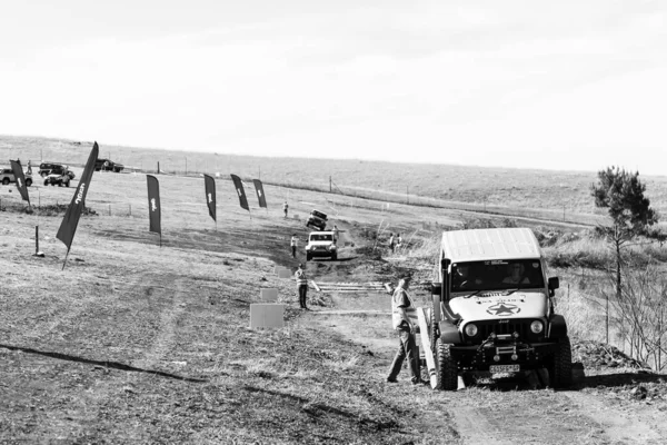 Harrismi Jižní Africa Ledna 2021 Šedý Záběr 4X4 Překážkové Stezky — Stock fotografie