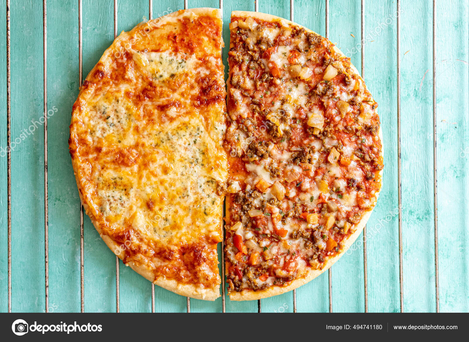 одна пицца с половиной кукурузы и половиной креветок вторая пицца с половиной соуса половиной сыра фото 5