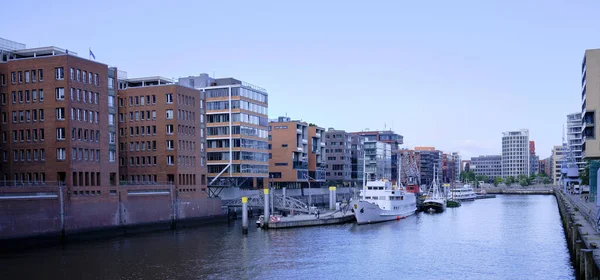 Hamburg Germany Temmuz 2021 Hafencity Almanya Yeniden Geliştirilen Liman Bölgesi — Stok fotoğraf