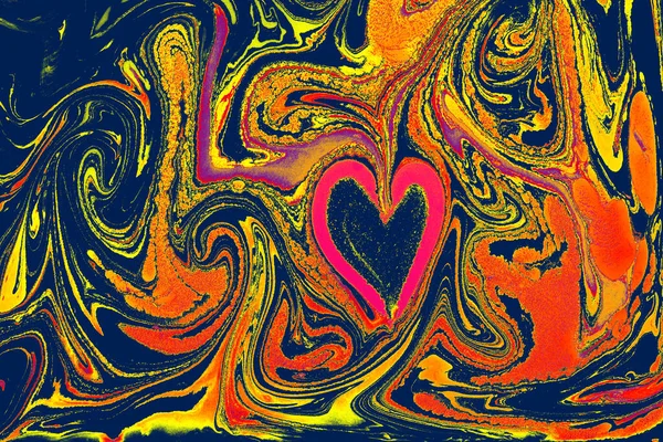 Иллюстрация Смеси Цветов Формирующих Сердце — стоковое фото