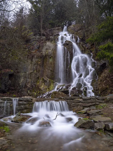 Beautiful Shot Waterfall Forest — Stock Photo, Image