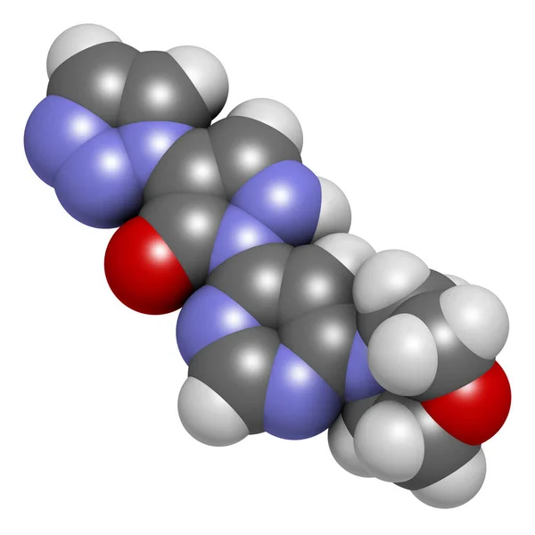 Molidustat Molécula Droga Anemia Investigacional Inibidor Fator Indutível Hipóxia Prolil — Fotografia de Stock