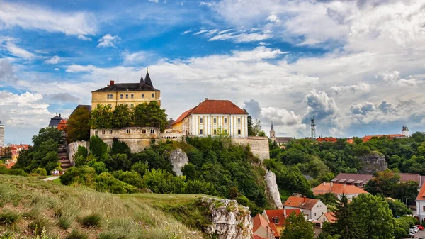 Une Vue Fascinante Château Veszpremi Capturé Veszprem Hongrie — Photo