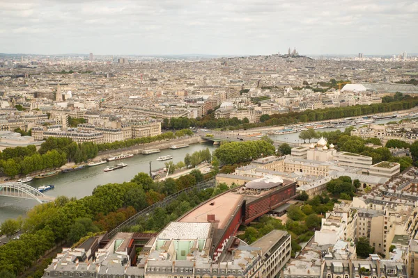 Paris Eiffel Kulesi Manzaralı Franc Başkenti — Stok fotoğraf