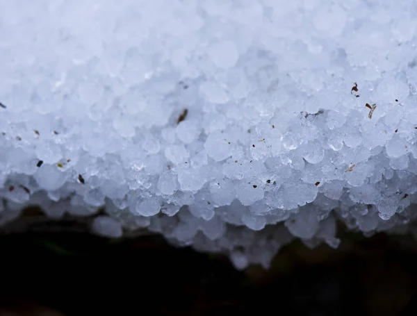 Hailstone Ground Hailstorm — Stock Photo, Image