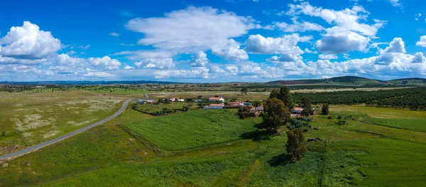 Vista Aérea Uma Paisagem Rural Alentejo Portugal — Fotografia de Stock