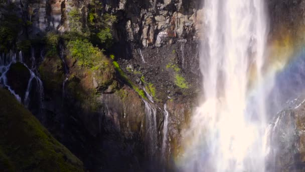 Hermosa Cascada Bosque — Vídeos de Stock