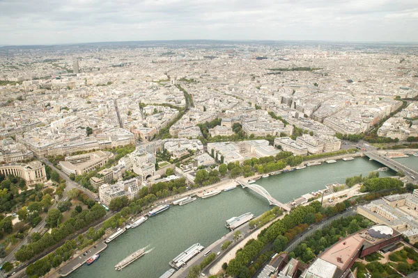 Париж Вид Ейфелевої Вежі Столиці Франца — стокове фото