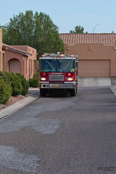 Cottonwood États Unis Avr 2018 Pompiers Dans Complexe Copropriétés — Photo