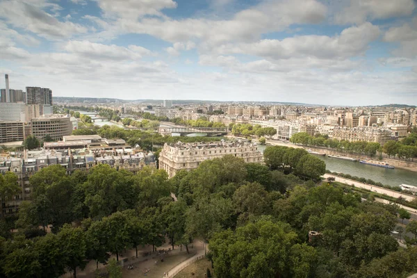 Parijs Uitzicht Vanaf Eiffeltoren Hoofdstad Van Franc — Stockfoto