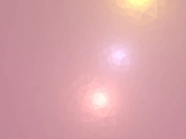 Низька Полі Абстрактна Фонова Ілюстрація Блідо Рожевому Кольорі Блискучими Частинами — стокове фото
