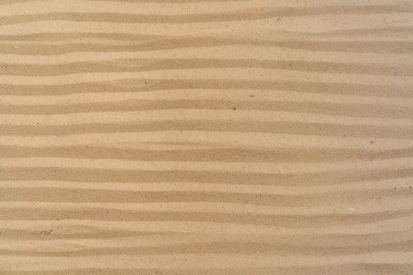 Uma Vista Superior Areia Texturizada Com Linhas — Fotografia de Stock