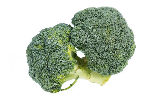 Brokoli Dengan Latar Belakang Berstruktur Abu Abu Makanan Vegetarian Sayuran — Stok Foto