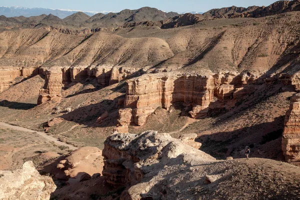 Sandy Charyn Canyon National Park Kazakhstan — Stock Photo, Image