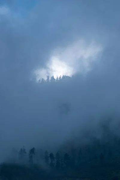 Nuvens Dramáticas Huehuetenango Guatemala América Central — Fotografia de Stock