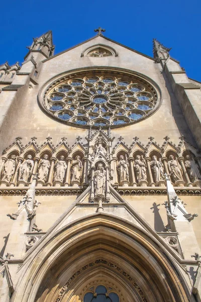 Ένα Κάθετο Πλάνο Του Διάσημου Καθεδρικού Ναού Arundel Στο Arundel — Φωτογραφία Αρχείου