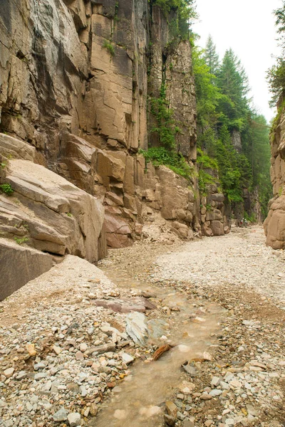 Bletterbach Rokle Dolomitách Itálii Turistika Údolí Horách Butterloch Vodopád Krajina — Stock fotografie