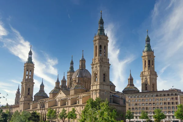 Zaragoza España Abr 2021 Catedral Del Pilar — Foto de Stock
